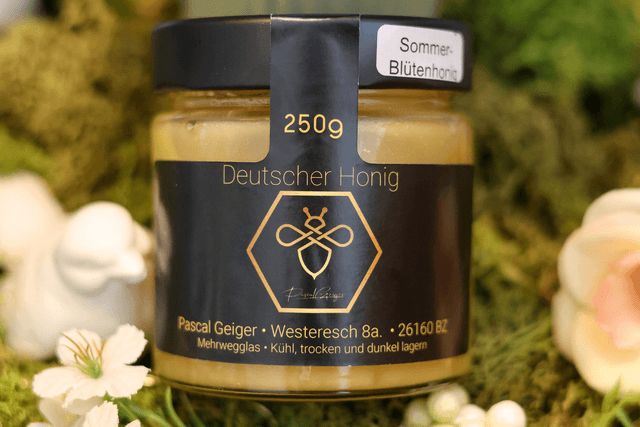 Sommertrachthonig 250gr feinsteif cremig gerührt